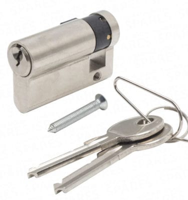 40mm 30mm/10mm - Garage Door Lock Hormann Half Euro Cylinder Profile Lock 